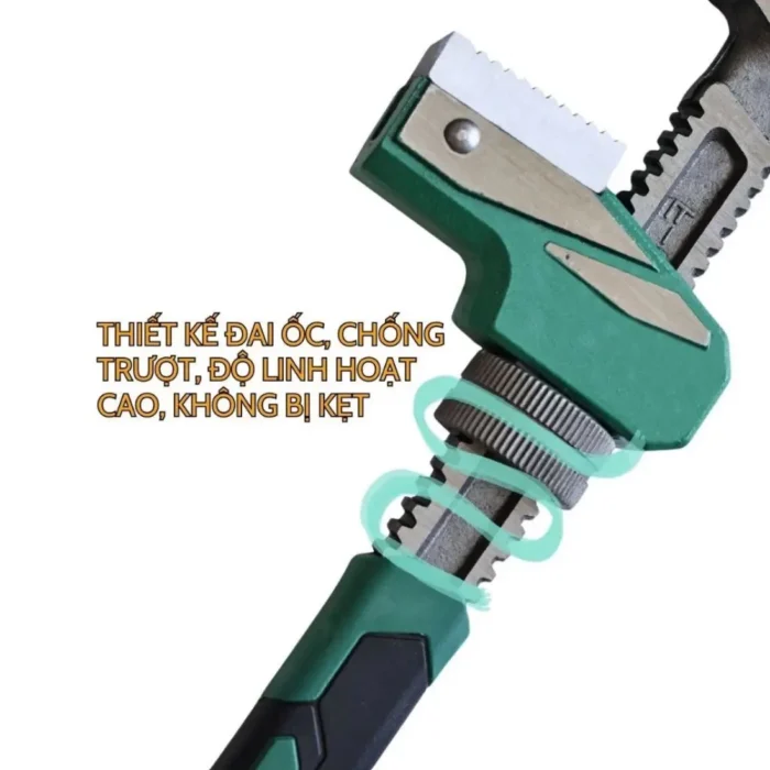 Cho thuê mỏ lết vặn ống nước - kìm chữ F - độ mở lớn 140mm - Ảnh 3