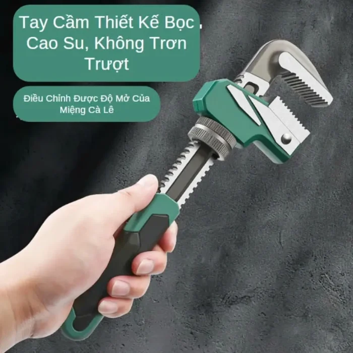 Cho thuê mỏ lết vặn ống nước - kìm chữ F - độ mở lớn 140mm - Ảnh 4