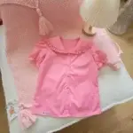 Áo sơ mi hồng bé gái - Ảnh 2