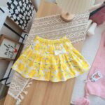 Chân váy hoa bé gái kèm quần ,  chất liệu hoa thô size 3-10 - Ảnh 3