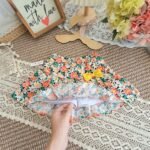 Chân váy hoa bé gái kèm quần , chất liệu hoa thô - Ảnh 3