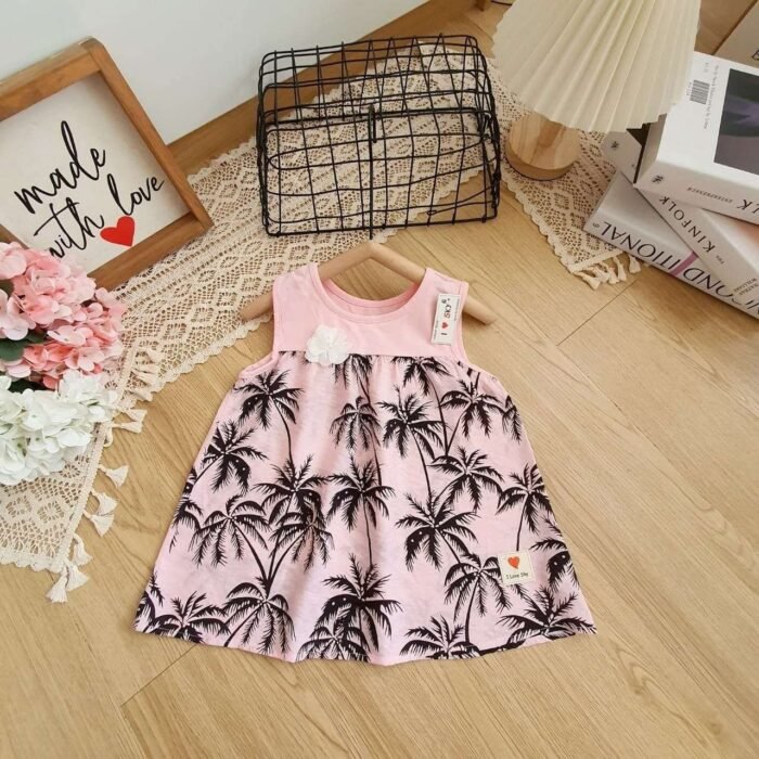 Áo sát nách phối hoa chất liệu cotton + lanh hoa 3D - Ảnh 4