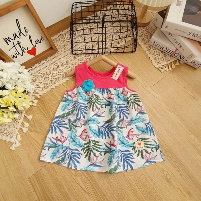 Áo sát nách phối hoa chất liệu cotton + lanh hoa 3D - Ảnh 5
