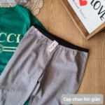 Quần legging cotton dài, hồi giãn mềm mại, đa dạng kết hợp - Ảnh 2