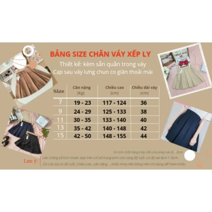 [hàng cao cấp] Chân váy xếp ly học sinh xinh xắn có sẵn quần - mầu than - Ảnh 5
