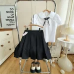 Chân Váy Xếp Ly Kèm Quần Cotton cho học sinh - Ảnh 3