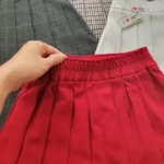 Chân váy xếp li, chân váy chất liệu cao cấp bé gái, kèm lót quần và bản cạp chun hồi giãn - Ảnh 7