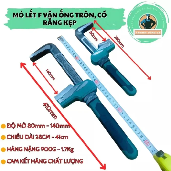 Cho thuê mỏ lết răng, mỏ lết nước, mỏ lết chữ F - Ảnh 1