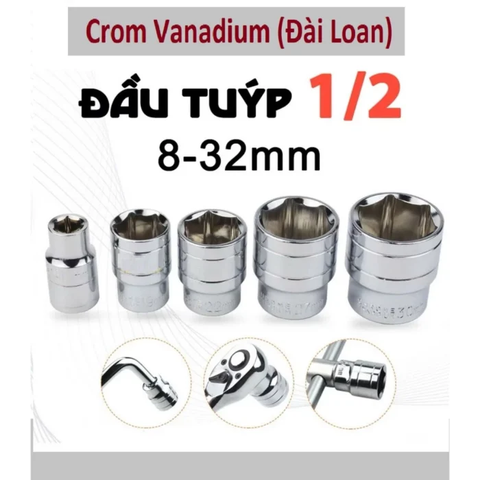 Cho thuê đầu khẩu tuýp 8 - 41mm khẩu 1/2 - Ảnh 1