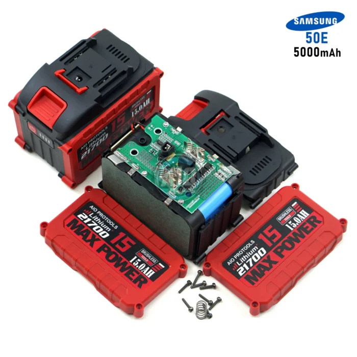 Pin 21V cho máy cầm tay- chân pin phổ thông - Ảnh 2